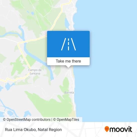 Rua Lima Okubo map