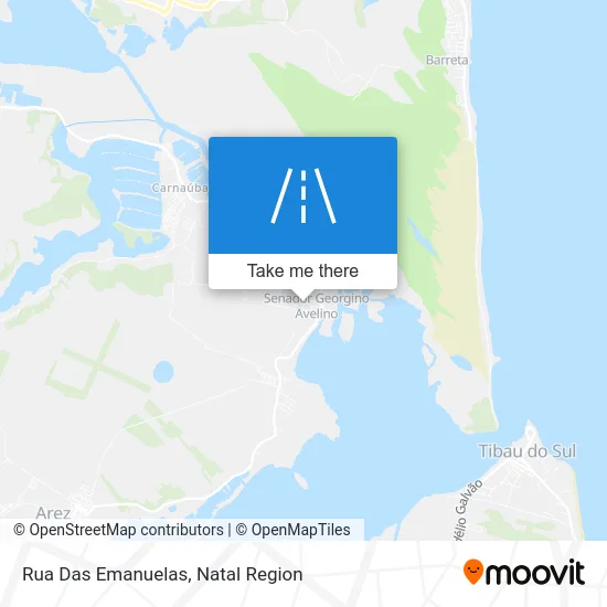 Rua Das Emanuelas map