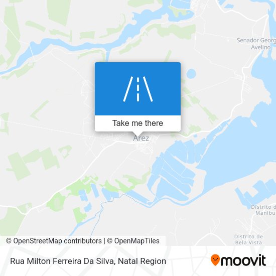 Rua Milton Ferreira Da Silva map