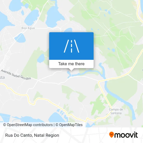 Rua Do Canto map