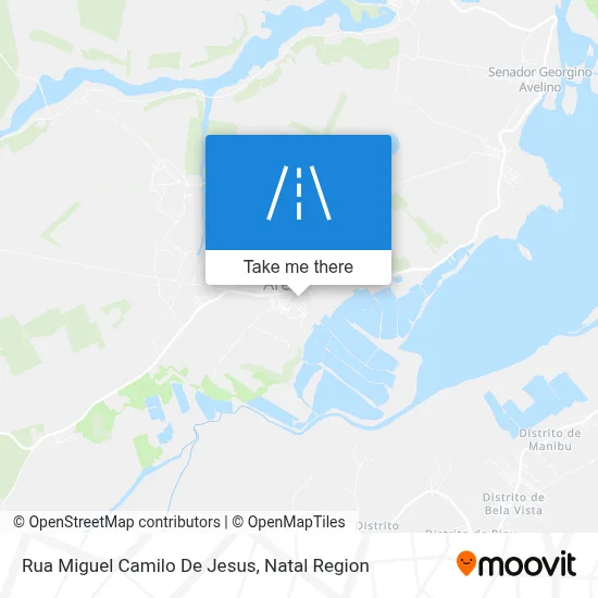 Rua Miguel Camilo De Jesus map