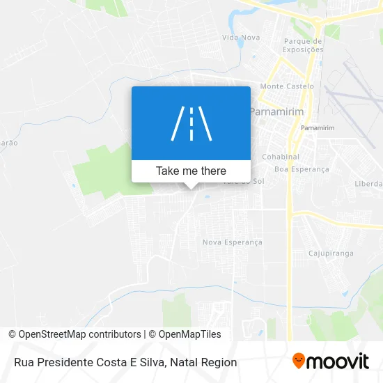 Rua Presidente Costa E Silva map