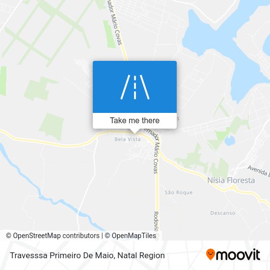 Travesssa Primeiro De Maio map