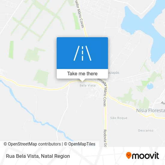 Rua Bela Vista map