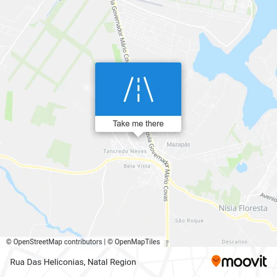 Rua Das Heliconias map