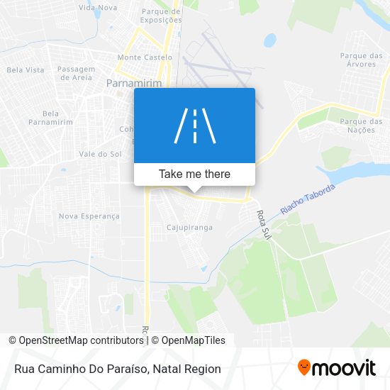 Rua Caminho Do Paraíso map