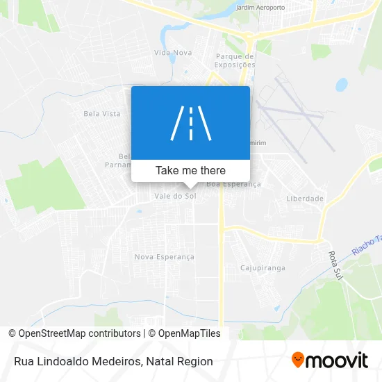 Rua Lindoaldo Medeiros map