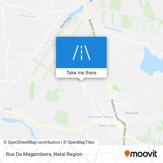 Rua Da Magambeira map