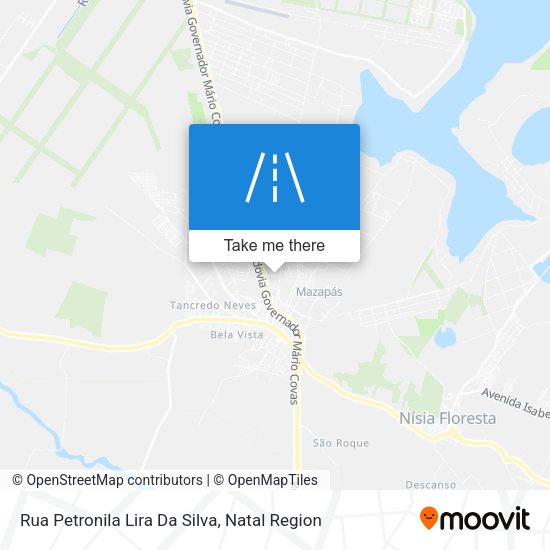 Rua Petronila Lira Da Silva map