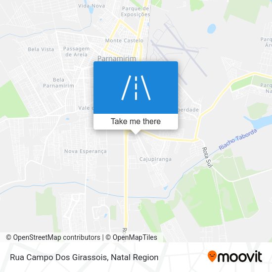 Rua Campo Dos Girassois map