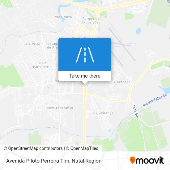 Avenida Piloto Perreira Tim map