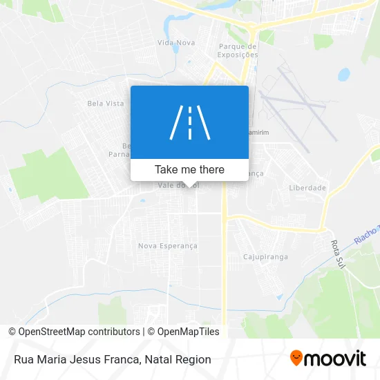 Rua Maria Jesus Franca map