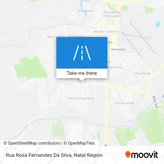 Rua Rosa Fernandes Da Silva map