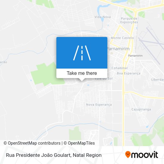 Rua Presidente João Goulart map
