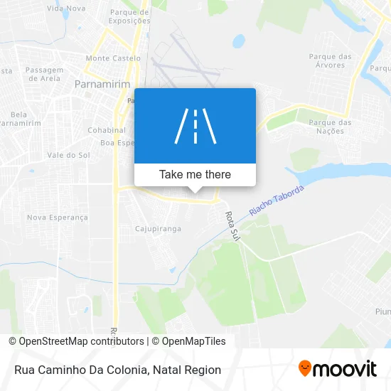 Rua Caminho Da Colonia map