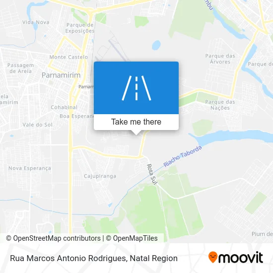 Rua Marcos Antonio Rodrigues map
