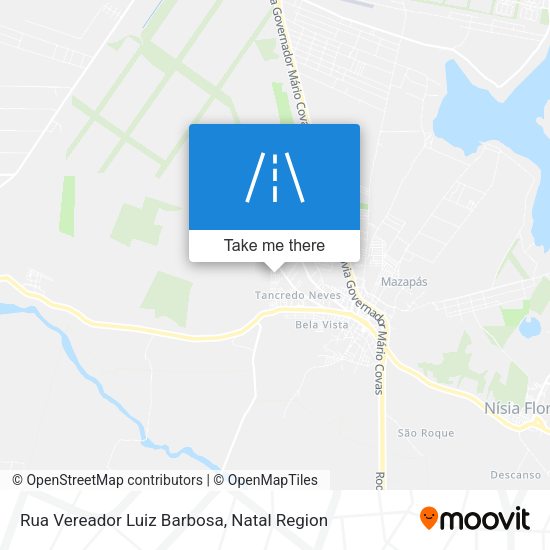 Rua Vereador Luiz Barbosa map