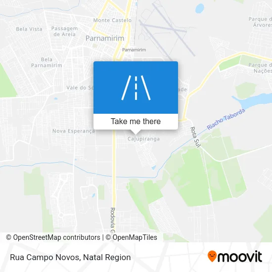 Rua Campo Novos map