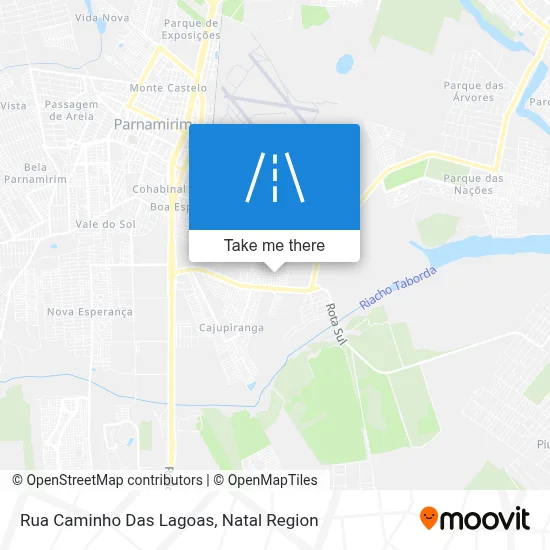 Rua Caminho Das Lagoas map
