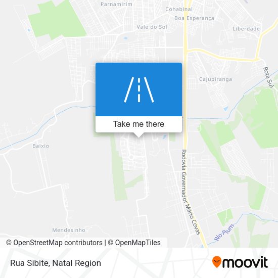 Rua Sibite map