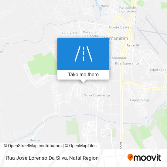 Rua Jose Lorenso Da Silva map