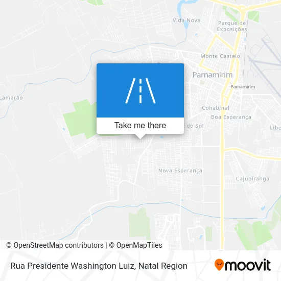 Rua Presidente Washington Luiz map