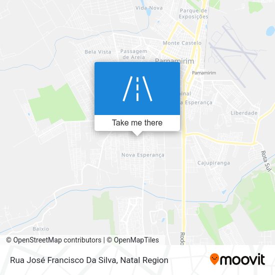 Rua José Francisco Da Silva map