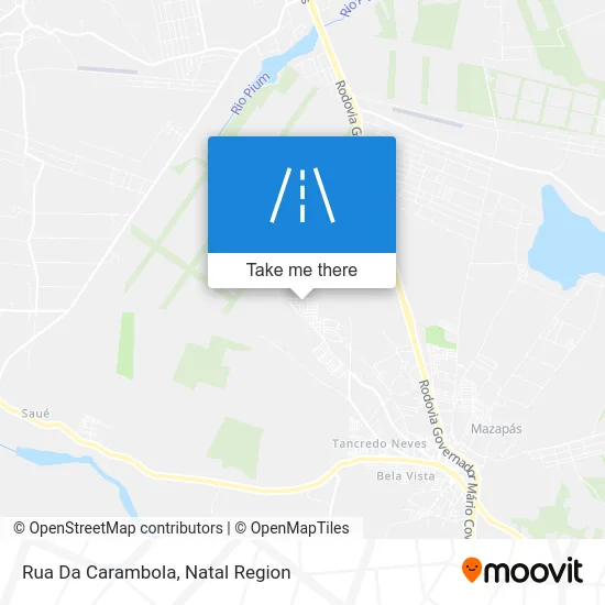Rua Da Carambola map