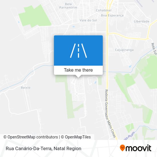 Rua Canário-Da-Terra map
