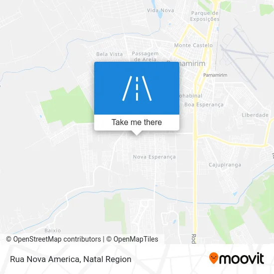 Rua Nova America map