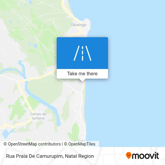 Rua Praia De Camurupim map
