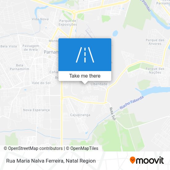 Rua Maria Nalva Ferreira map