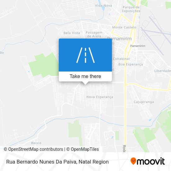 Rua Bernardo Nunes Da Paiva map