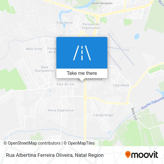 Rua Albertina Ferreira Oliveira map