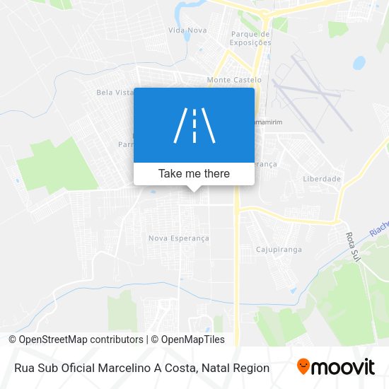 Rua Sub Oficial Marcelino A Costa map