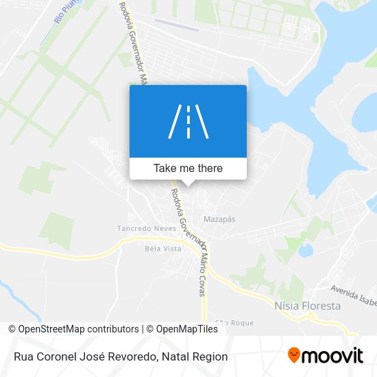 Rua Coronel José Revoredo map