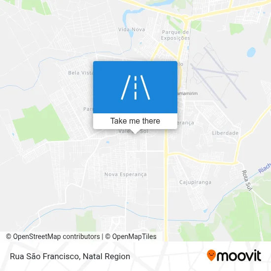 Rua São Francisco map