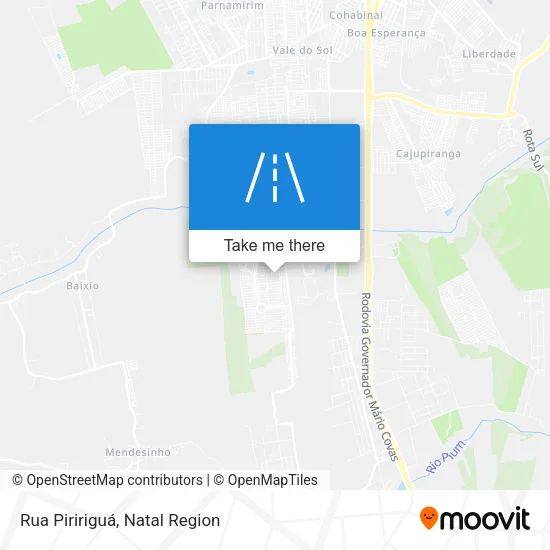 Rua Piririguá map
