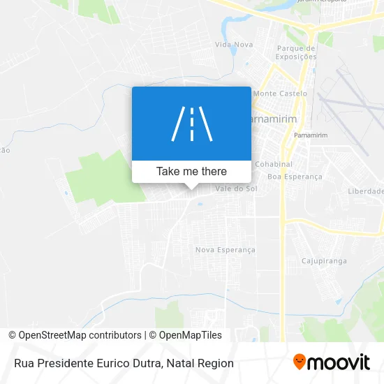 Rua Presidente Eurico Dutra map