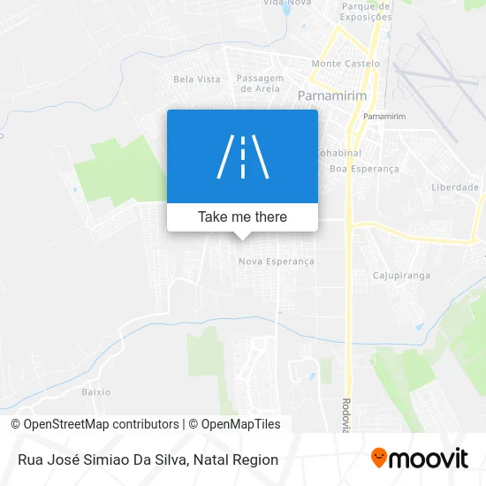 Rua José Simiao Da Silva map