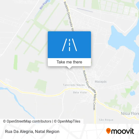 Rua Da Alegria map