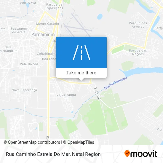 Rua Caminho Estrela Do Mar map