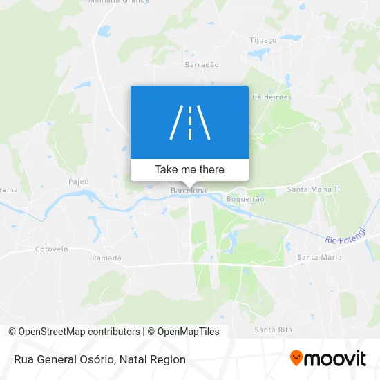 Rua General Osório map
