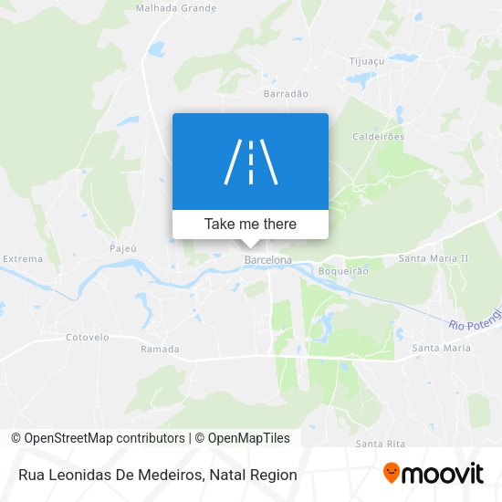 Rua Leonidas De Medeiros map