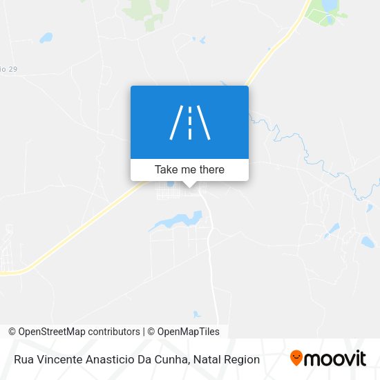 Rua Vincente Anasticio Da Cunha map