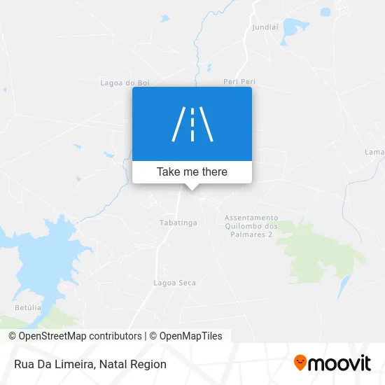 Rua Da Limeira map