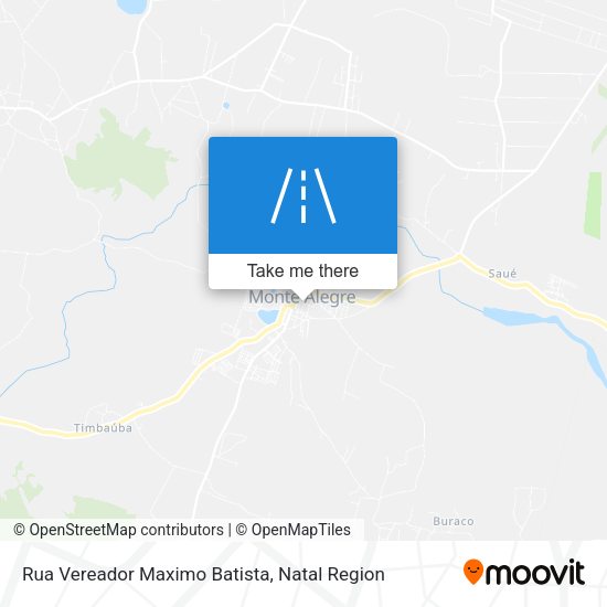 Rua Vereador Maximo Batista map