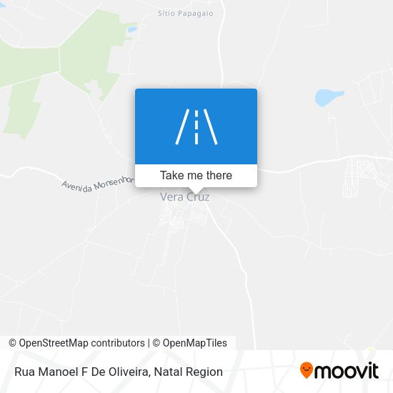 Rua Manoel F De Oliveira map