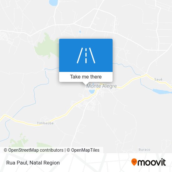 Rua Paul map