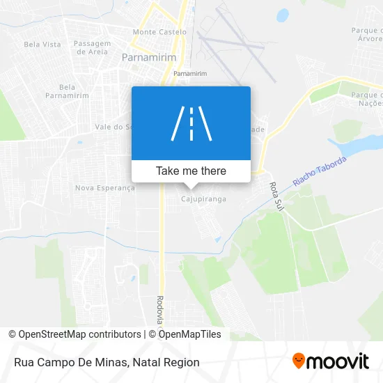 Rua Campo De Minas map